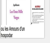 1 Guillaume Apolinaire: Les Onze mille verges ou les amours d