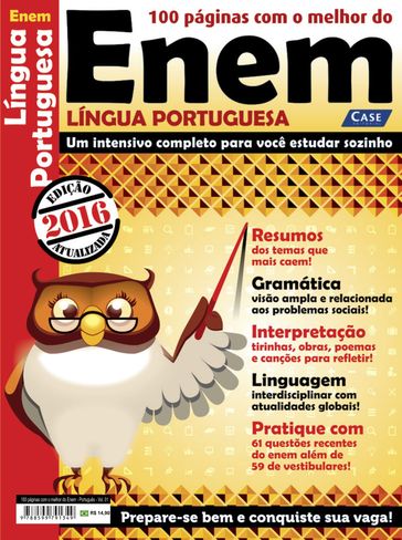 100 Páginas Com o Melhor Do Enem Ed. 1 - Língua Portuguesa - edicase