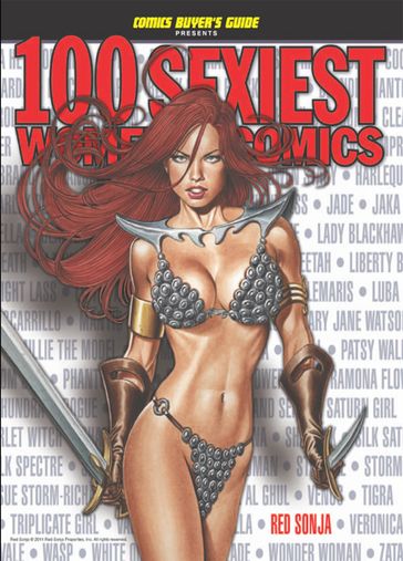 100 Sexiest Women in Comics - Brent Frankenhoff