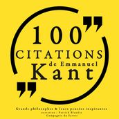 100 citations d Emmanuel Kant