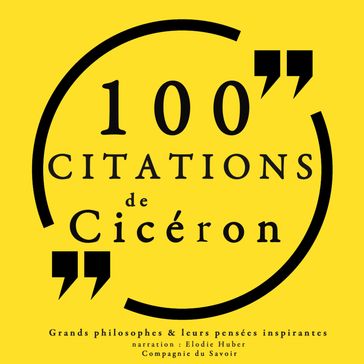 100 citations de Cicéron - Cicéron
