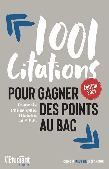 1001 citations pour gagner des points au bac - Collectif