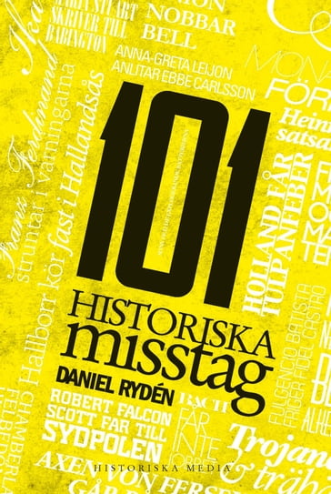 101 historiska misstag - Daniel Rydén