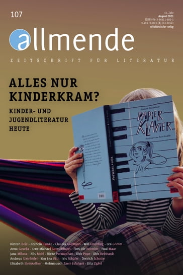 107. Ausgabe der allmende  Zeitschrift für Literatur - Matthias Walz - Hansgeorg Schmidt-Bergmann - Kim Vath