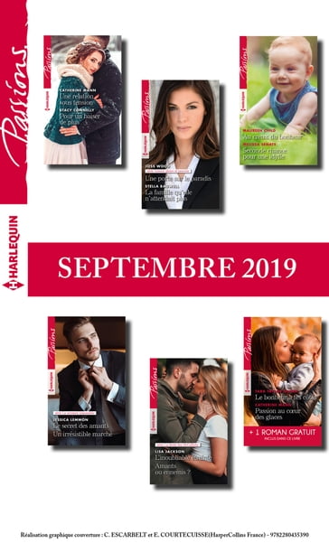 12 romans Passions + 1 gratuit (n°815 à 820 - Septembre 2019) - Collectif