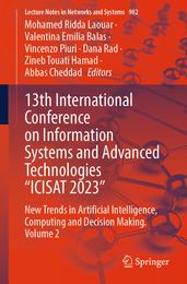 13th International Conference on Information Systems and Advanced Technologies 