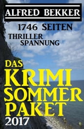 1746 Seiten Thriller Spannung: Das Alfred Bekker Krimi Sommer Paket 2017