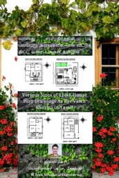 1BHK . (Various Sizes of 1BHK House Plan Drawings As Per Vastu Shastra in Tamil)