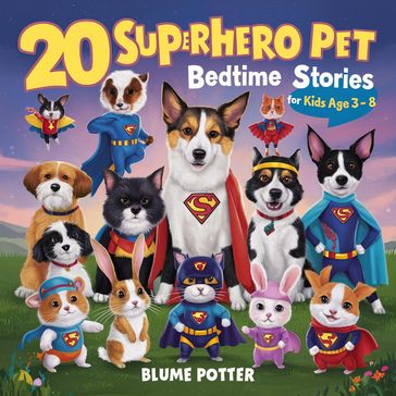 20 Superhero Pets Bedtime Stories For Kids Age 3 - 8 - Blume Potter