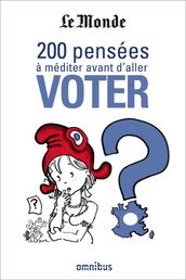 200 pensées à méditer avant d aller voter