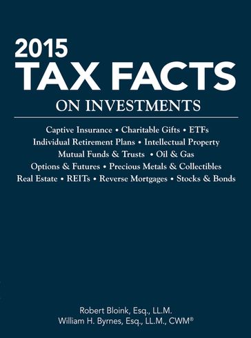 2015 Tax Facts on Investments - Robert Bloink - William H. Byrnes