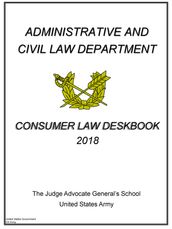 2018 Consumer Law Deskbook