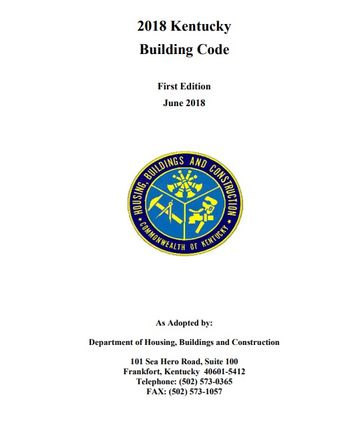 2018 Kentucky Building Code - Department of Housing - Buildings and Construction