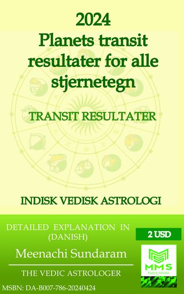 2024 Planets Transit Resultater for alle stjernetegn (Danish) - Meenachi Sundaram