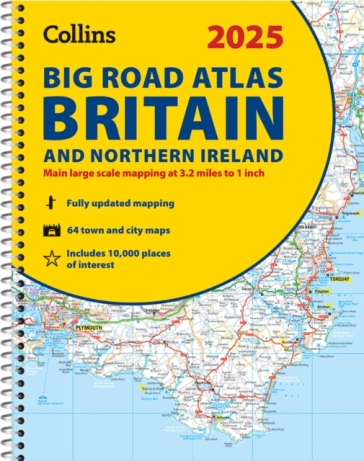 2025 Collins Big Road Atlas Britain and Northern Ireland - Collins Maps