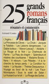 25 grands romans résumés et commentés