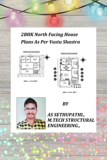 2BHK North Facing House Plans As Per Vastu Shastra - AS Sethu Pathi