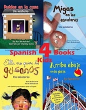 4 Spanish Books for Kids - 4 libros para niños (with pronunciation guide in English)