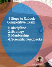 4 Steps to Unlock Competitive Exam: 1: Discipline 2: Strategy 3: Mentorship 4: Scientific Feedbacks