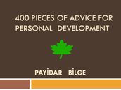 400 PIECES OF ADVICE FOR PERSONAL DEVELOPMENT