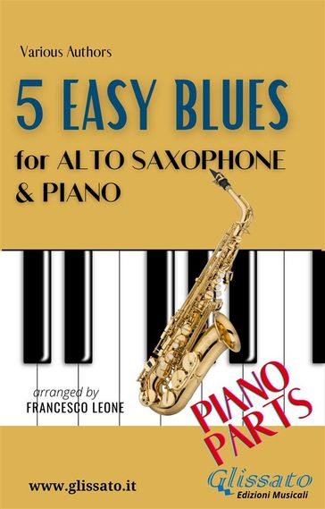 5 Easy Blues - Alto Saxophone & Piano (Piano parts) - Ferdinand 