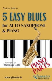 5 Easy Blues - Alto Saxophone & Piano (Piano parts)