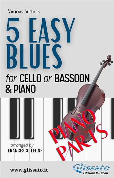 5 Easy Blues - Cello/Bassoon & Piano (Piano parts) - American Traditional - Ferdinand 