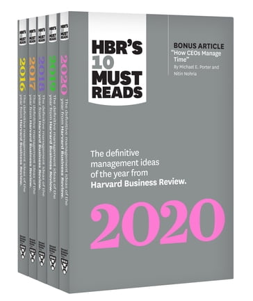 5 Years of Must Reads from HBR: 2020 Edition (5 Books) - Adam Grant - Harvard Business Review - Joan C. Williams - Marcus Buckingham - Michael E. Porter