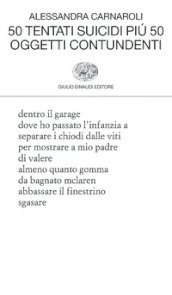 50 tentati suicidi più 50 oggetti contundenti