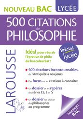 500 citations incontournables de philosophie