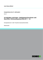 52 Präludien und Fugen - fünfstimmig für Klavier und Querflöte: Stimmauszug Querflöte Nr. 1 - 52