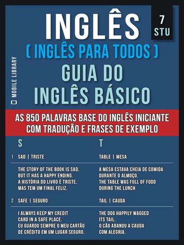 7 - STU - Inglês (Inglês Para Todos) Guia do Inglês Básico - Mobile Library