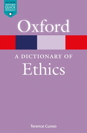 A Dictionary of Ethics - Terence Cuneo