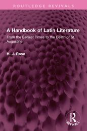 A Handbook of Latin Literature