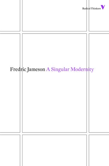 A Singular Modernity - Fredric Jameson