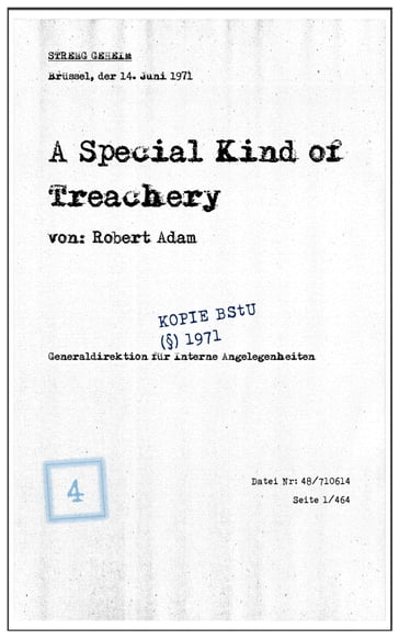 A Special Kind of Treachery - Robert Adam
