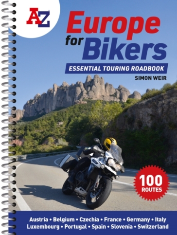 A -Z Europe for Bikers - Simon Weir - A Z Maps