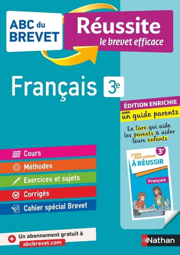 ABC du Brevet - Réussite le brevet efficace - Français - 3e - Cécile de Cazanove