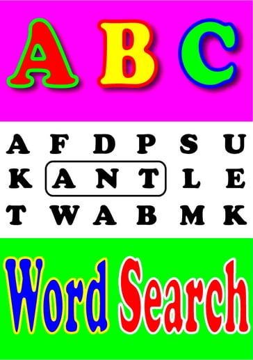 ABC's Book for Kids:word search An Interactive Book Game - Silvia Patt