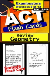 ACT Test Prep Geometry Review--Exambusters Flash Cards--Workbook 8 of 13