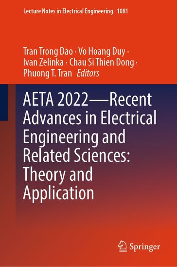 AETA 2022Recent Advances in Electrical Engineering and Related Sciences: Theory and Application