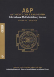 A&P. Anthropology and philosophy. International multidisciplinary journal (2017). 12.