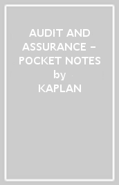 AUDIT AND ASSURANCE - POCKET NOTES