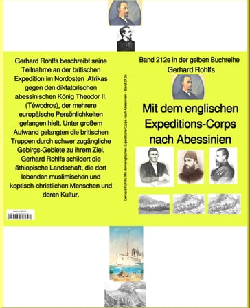 Abessinien-Expedition 1868  Band 212e in der gelben Buchreihe  bei Jürgen Ruszkowski - Gerhard Rohlfs