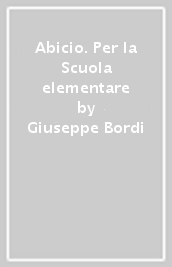 Abicio. Per la Scuola elementare