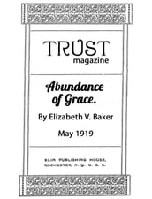 Abundance of Grace