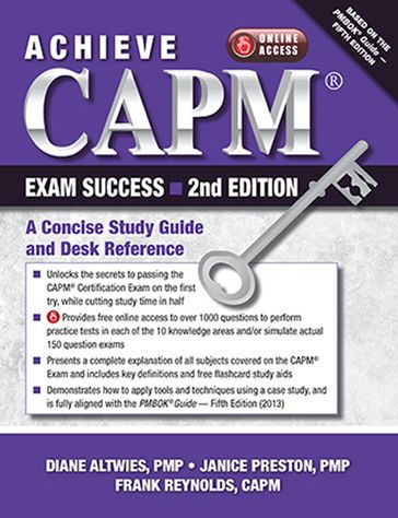 Achieve CAPM Exam Success - Diane Altwies - Janice Preston - Frank P. Reynolds