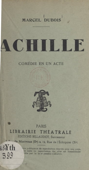 Achille - Marcel Dubois