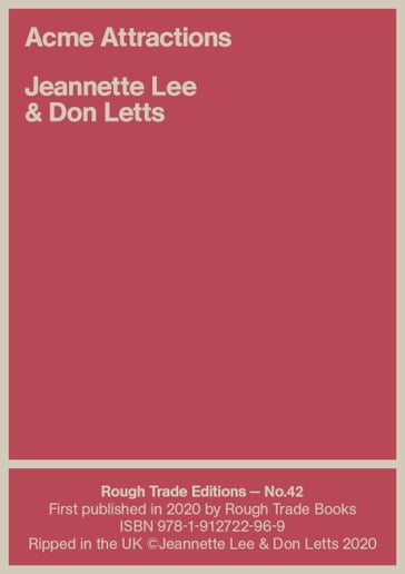 Acme Attractions - Don Letts - Jeannette Lee