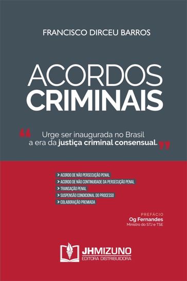 Acordos Criminais - Francisco Dirceu Barros